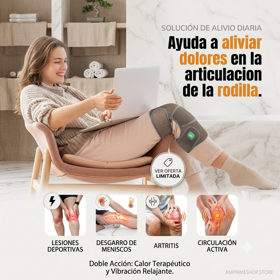 MASAJEADOR DE RODILLAS RECARGABLE