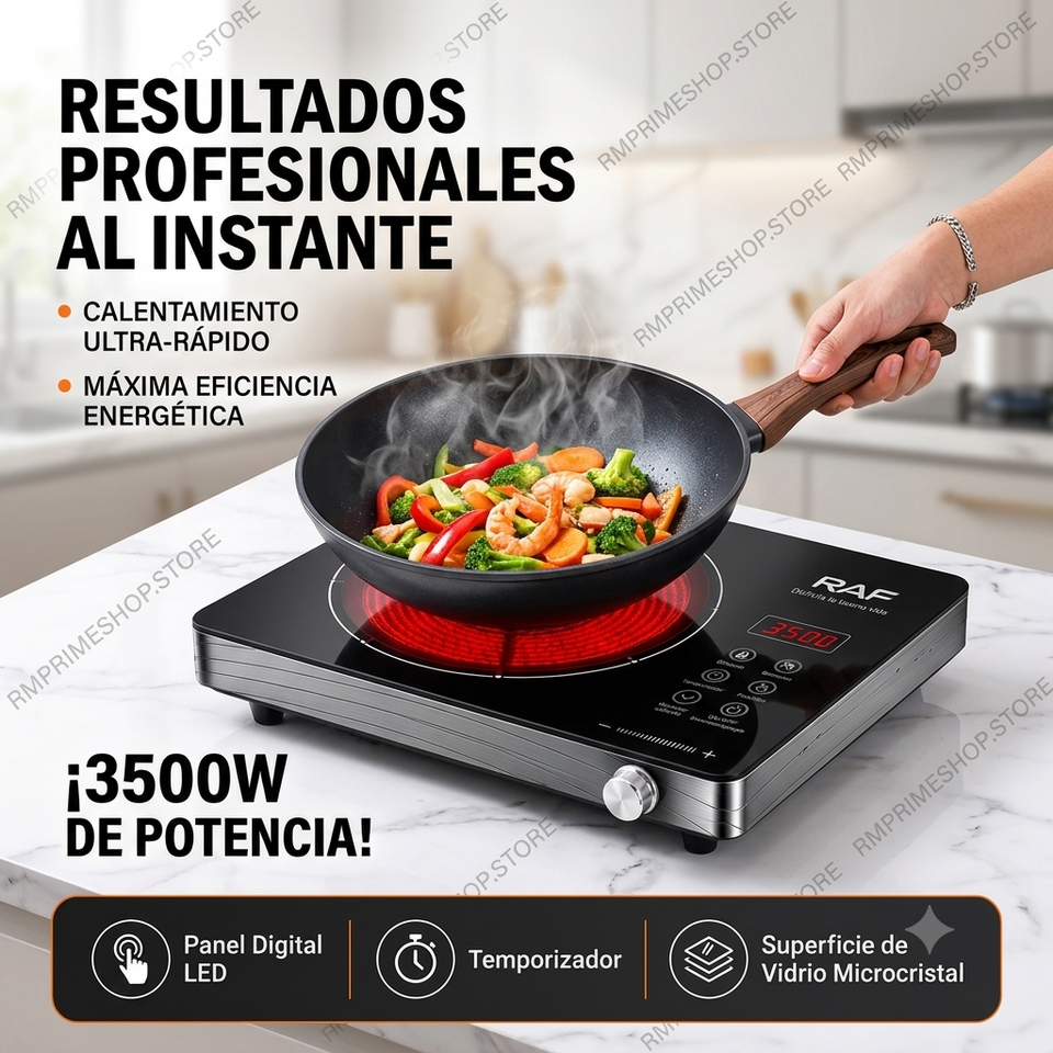 COCINA ELÉCTRICA CON LUZ INFRARROJA