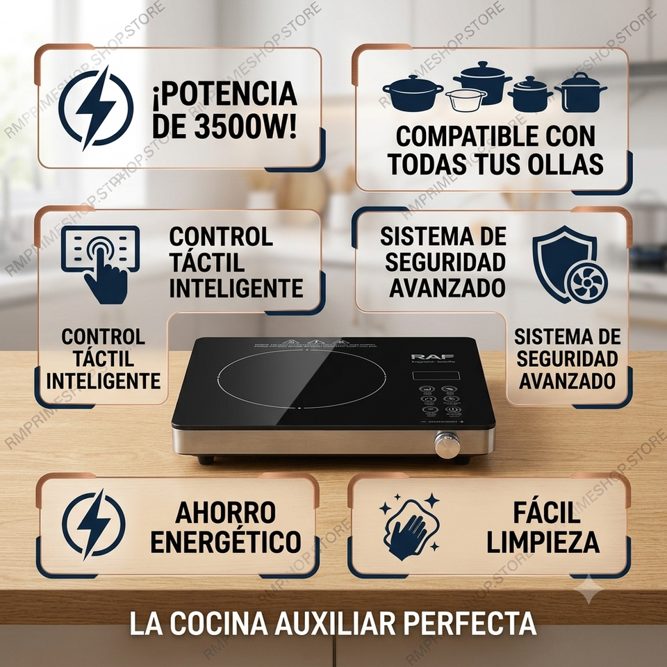 COCINA ELÉCTRICA CON LUZ INFRARROJA